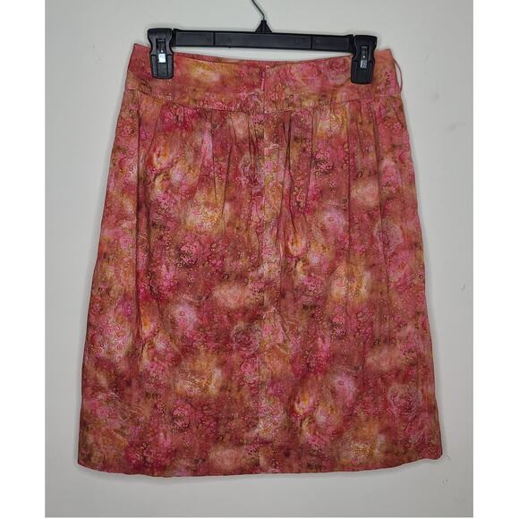 Brooks Brothers Liberty Art Fabrics abstract pink floral skirt with pockets - 2 - Picture 6 of 7
